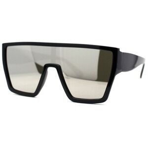 Sunglasses Flat Top Mirrored Lens Fashion Statement UV400 Protection Lentes‎ New